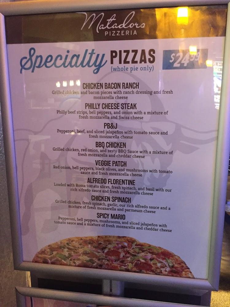 Matadors Pizzeria Menu image 4